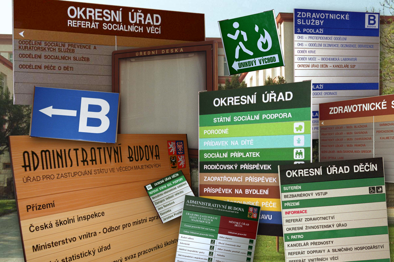 Prvky orientačního značení slouží Magistrátu Děčín již téměř 30 let 