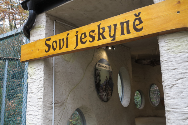 Design expozice Soví jeskyně