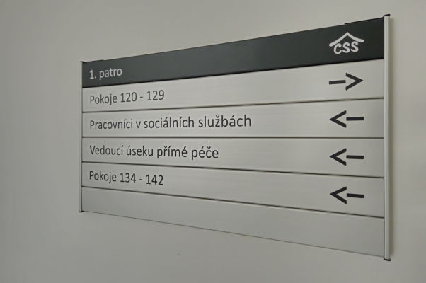 Orientační systém DPS Křešice