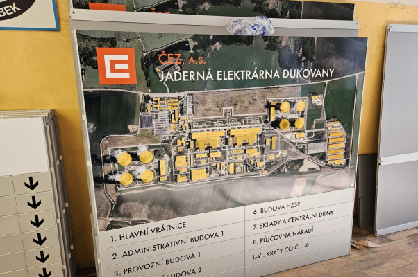 Orientační systém pro JE Dukovany