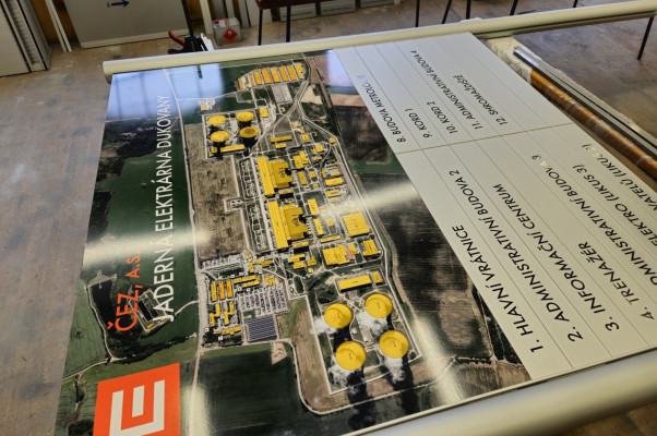 Orientační systém pro JE Dukovany