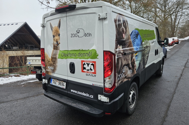 Reklamní polepy vozidel ZOO Děčín